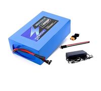 Batteria monopattino elettrico 36V 10Ah 18650 10S7P 10000mAh Li-ion T-plug BMS 30A compatibile 42V 2A per motori 100W-1000W