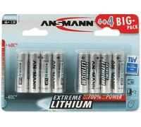 BATTERIA MONOUSO ANSMANN 4+4 Lithium AA
