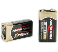 ANS 5015643 - XPOWER, batteria alcalina, blocco 9 V, confezione da 1