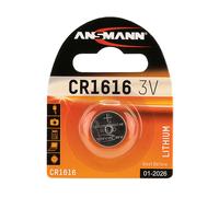 CR 1616 - Pila a bottone al litio, 3 V, 55 mAh, 16,0x1,6 mm