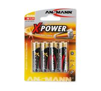 Batteria AA ANSMANN X-Power 4x Mignon Alcalina Premium NEW
