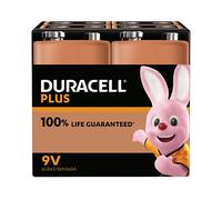DURA PLUS E4 - Plus, batteria alcalina, blocco da 9 V, confezione da 4 pezzi