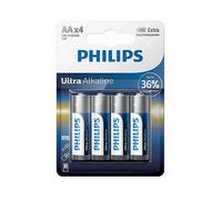 16 PHILIPS Ultra Alcalino Aa batteries Mignon Lr6 1.5V blister 4Bl Exp 2031 New