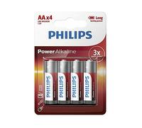 PHILIPS PILAS ALKALINE AA LR6 BLISTER4