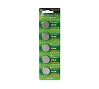 Techly 307063 Batterie a Bottone Litio CR2032 (Set 5 pz)