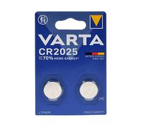 Varta LITHIUM Coin CR2025 (Batteria a bottone, 3V) Blister da 2