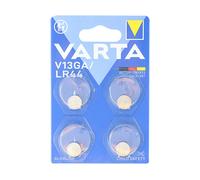 VARTA LR44 - Batteria a bottone alcalina, LR44, V13GA, confezione da 4 pezzi