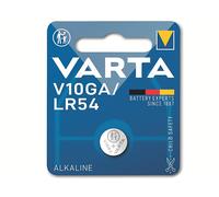 VARTA V10GA - LR54, 4274101401, Batteria Alcalina a Bottone, 1,5 Volts, Diametro 11,6mm, Altezza 3,05mm, confezione 1 pila