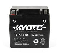 Batteria moto AGM Kyoto YTX14 per Honda QUAD FL PILOT 400 1989/1990