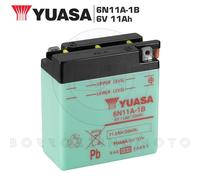 Batteria Yuasa 6n11a-1b Convenzionale Moto Motore Ricambi Ciclomotore Accessori