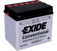 BATTERIA MOTO EXIDE CONVENTIONAL E60-N30-A 30Ah 12V 185x128x168 300A Y60-N30-A