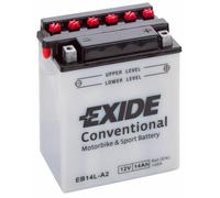 Batteria moto EXIDE EB14L-A2 14AH YB14L-A2 APRILIA BMW DUCATI HONDA KAWASAKI PEU