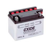 BATTERIA MOTO SCOOTER QUAD 12V 4AH CCA-EN 50 A YB4L-B 120X70X95 EXIDE EB4L-B