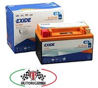 Batteria moto EXIDE ELTX14H 4AH 48Wh 240EN LITHIUM LITIO Li-ion