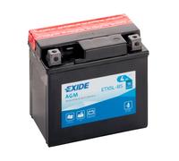 Lampa Batteria 12v - Exide Bike Agm - 4 Ah - 70 A S_0290_EXETX5LBS Auto, Moto E