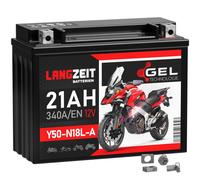 Batteria Moto Lunga Durata Y50-N18L-A GEL 21Ah 12V 52012 C50-N18L-A Y50N18L-A2