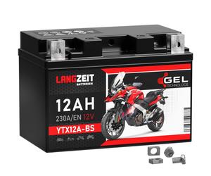 Batteria Moto Lunga Durata YTX12A-BS GEL 12V 12Ah Batteria 51013 YT12A-BS YTZ12S