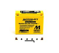Batteria moto Motobatt MB16AU (YB16AL-A2) AGM - Senza Manutenzione - 12 V 20.5 Ah - Dimensioni: 207 x 72 x 164 mm compatibile con DUCATI SS 900 1989-1999