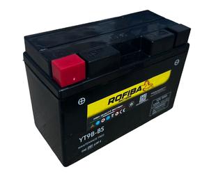 Batteria Moto RoFiba YT9B-BS 12V 8 Ah AGM = Yuasa YT9B-BS / ET9B-BS / CT9B-BS