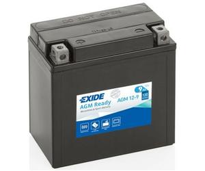 BATTERIA MOTO SCOOTER QUAD AGM 12V 9AH CCA-EN 120 A 135X75X140 EXIDE AGM12-9
