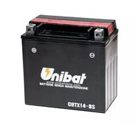 BATTERIA MOTO SCOOTER UNIBAT CBTX14-BS YTX14 BS HONDA VT750CDA, B, Shadow ACE 75