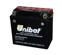 BATTERIA MOTO SCOOTER UNIBAT CBTX14LBS ETX14LBS, YTX14L-BS HARLEY DAVIDSON XL