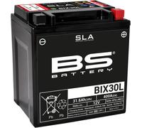 Batteria moto SLA BS Battery 300631 BIX30L AGM, Nero