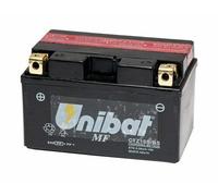 BATTERIA MOTO UNIBAT CTZ10S-BS = YUASA YTZ10S-BS 9AH 12V 150 X 87 X 93
