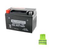 BATTERIA MOTO YTX9-BS 12VOLT 8AH AMPERE BATTERIE SCOOTER IN GEL COMPATIBILE CON BENELLI Leoncino 500 per anno 2017 al 2024 150X87X105MM FORNITA CARICA E PRONTA PER ESSERE UTILIZZATA