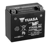 Batteria moto Yuasa SLA YTX20L-BS AGM - Senza manutenzione - 12 V 18 Ah - Dimensioni: 175 x 87 x 155 mm compatibile con HARLEY-DAVIDSON Fat Boy Special 1584 2011-