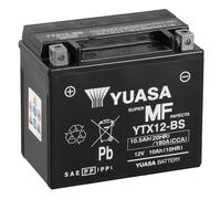 BATTERIA MOTO YUASA YTX12-BS 12V 10Ah PIAGGIO BEVERLY 250 300 400 500 YTX12BS