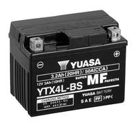 BATTERIA MOTO YUASA YTX4L-BS // 12V 3Ah