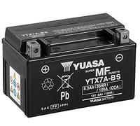 Batteria moto Yuasa YTX7A-BS - Senza manutenzione - 12 V 6 Ah - Dimensioni: 150 x 87 x 94 mm
