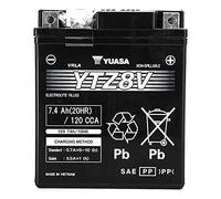 Batteria moto Yuasa YTZ8-V - Senza manutenzione - 12 V 7 Ah - Dimensioni: 113 x 70 x 130 mm compatibile con YAMAHA X-MAX 300 2016-