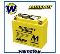 Batteria Motobatt MBT12B4 Sigillata 12V 11Ah Ducati Monster Dark 400 2005 2005