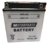 BATTERIA MOTORPARTS MINARELLI YB10L-BP 12V 11AH COMPATIBILE CON PIAGGIO X9 EVOLUTION EURO3 125 2007-2007 STANDARD CONVENZIONALE MOTO SCOOTER