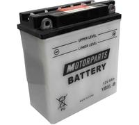 BATTERIA MOTORPARTS MINARELLI YB5L-B 12V 5AH COMPATIBILE CON YAMAHA XT 550 550 1982-1983 CONVENZIONALE MOTO SCOOTER