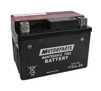 BATTERIA MOTORPARTS MINARELLI YTX4L-BS 12V 3AH COMPATIBILE CON PIAGGIO ZIP 2T 50 2T 08 > 13 SENZA MANUTENZIONE COMPLETA SPECIFICA MOTO SCOOTER