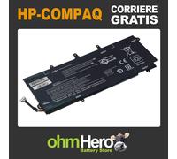 Batteria NERA 10.8-11.1 V 3700 mAh per HP-Compaq EliteBook Folio 1040 G2