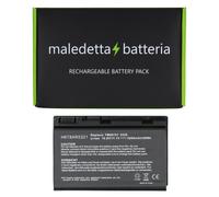Batteria NERA 10.8-11.1 V 5200 mAh per Acer TravelMate 5730