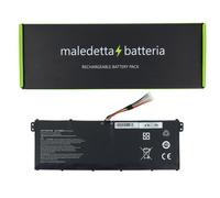 Batteria Nero 15,2 V 2750 mAh per Acer Chromebook C910