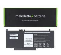 Batteria Nero 7,6 V 6000 mAh SOSTITUTIVA Dell 6MT4T, 79VRK, 7V69V, 7V69Y,