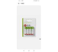 Nedis Banm26hr64b Rechargeable Battery Trasparente