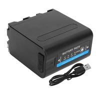 Batteria NP 7200mAh, Batteria Li-Ion con Ricarica USB Tipo C, Compatibile per Videocamere e Video - Elevata Capacità, Protezione Intelligente, Per Fotografi e Videomaker