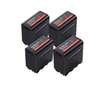 Batteria NP-F980 F960 F970 NPF980 Da 15000 MAh, Compatibile Con Canon, Con Uscita Di Ricarica USB, Adatta For Le Serie CCD-TRV35 TRV940 CCD-RV100 DCR-TR7(4 Pcs Battery)
