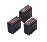 Batteria NP-F980 F960 F970 NPF980 Da 15000 MAh, Compatibile Con Canon, Con Uscita Di Ricarica USB, Adatta For Le Serie CCD-TRV35 TRV940 CCD-RV100 DCR-TR7(3 Pcs Battery)