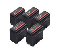 Batteria NP-F980 F960 F970 NPF980 Da 15000 MAh, Compatibile Con Canon, Con Uscita Di Ricarica USB, Adatta For Le Serie CCD-TRV35 TRV940 CCD-RV100 DCR-TR7(5 pcs battery)