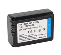 Batteria NP FW50 Ad Alta densità per Fotocamera A6000 A6300 A7 A7II A7SII RX10 RX10II, Lunga Durata, Robusto, Chip Intelligente, Ricarica Rapida