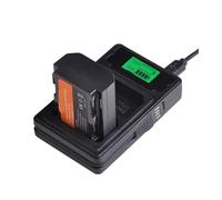 Batteria NP-FZ100 + LCD Doppio USB, Compatibile Con Sony, For BC-QZ1 9 9R A9R 9S ILCE-9 A7R A7 III ILCE-7M3(1Battery and charger)