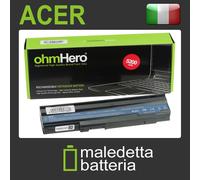 Batteria Ohmhero™ NERA 5200 mAh REALI per Acer Extensa 5635ZG-454G25MN